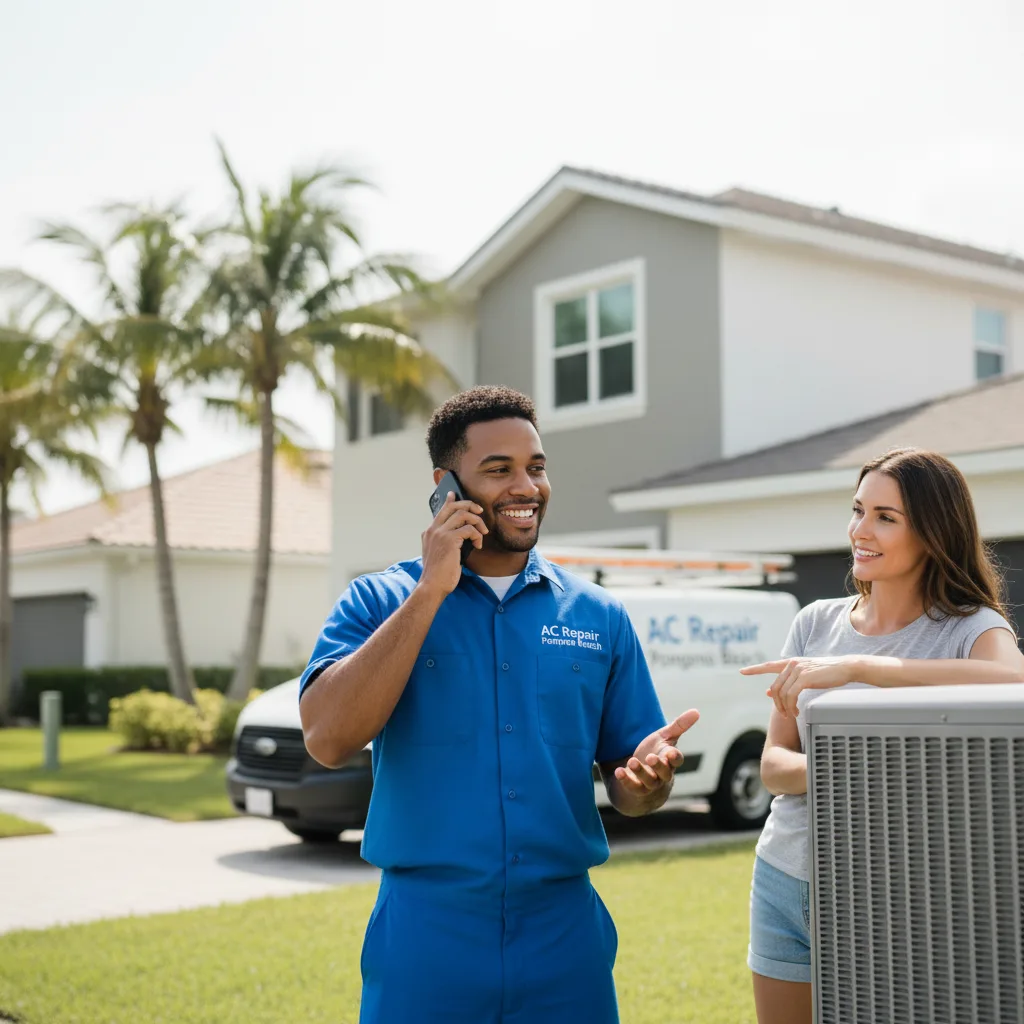 AC Repair Pompano Beach customer support in North Easton